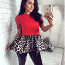 Chic Leopard Print Women's Dress