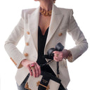 Double-Breasted Women's Blazer with Chic Design
