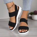 Stretch Sandals in Light Sand Hue