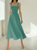 Organic Bamboo Midi Dress for Effortless Style