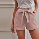 Stylish Solid Color Cotton Shorts for Summer