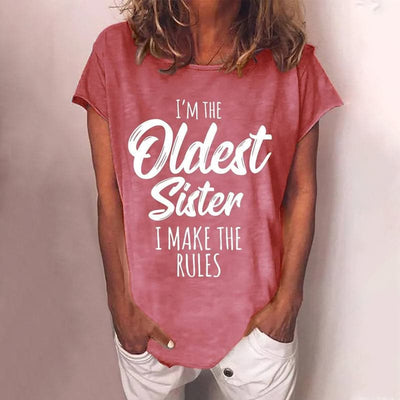 Trendy Round Neck Graphic Tee