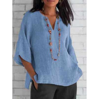 Trendy Cotton Blouse for Women - Fenna Style