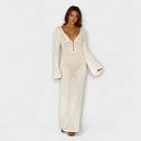 Anne - White Luna Beach Dress for Summer Getaways