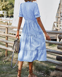 Stylish Blue and White Fashion Ensemble