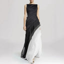 Chic Multilayer Ombre Dress Design