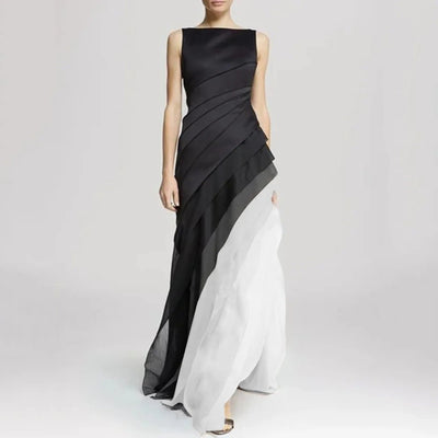 Chic Multilayer Ombre Dress Design