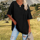 Relaxed Fit V-Neck Tee for Everyday Wear