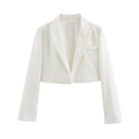 Chic Cropped Blazer for Contemporary Style