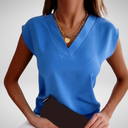 Jana V-Neck Blouse - Chic Staple Top