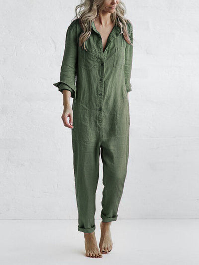 Chic Long-Sleeved Jumpsuit for All Occasions