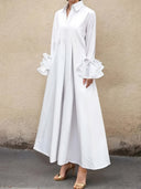Chic Women's Long Shirt Dress