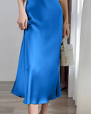 Silk Midi Skirt for Chic Styling
