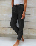 Fashion-Forward Cotton-Polyester Blend Pants