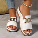 Stylish Buckle Flat Sandals for Summer Adventures
