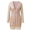 Gold Sequin Dress for Women's Parties & Events