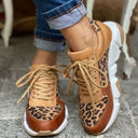 Judith™ Leopard Print Trendy Sneakers