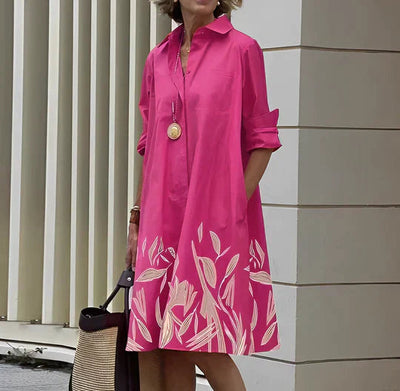 Chic Long Sleeve Women's Dress