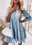 Chic Women's Denim Midi Dress