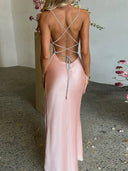 Chic Solid Color A-Line Camisole Dress