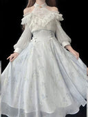 Belle Époque Couture Midi Dress – Chic Design