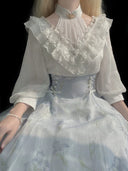 Belle Époque Couture Midi Dress – Chic Design