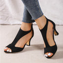 Orthopedic Heeled Sandals for Foot Health