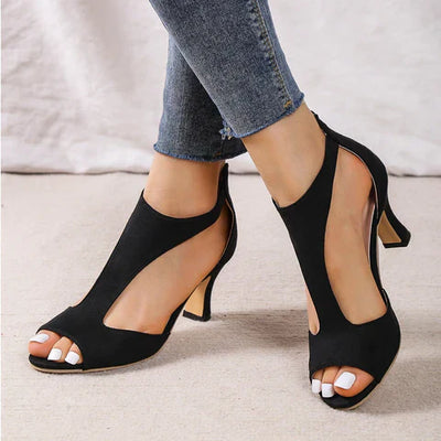 Orthopedic Heeled Sandals for Foot Health