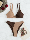 Stylish High Waist Push-Up Bikini Set for Women