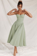Flattering Waistline Sun Dress for Effortless Style