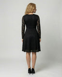 Luxe Lace Midi Dress for Women