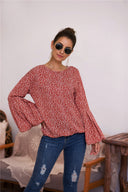 Floral Print Blouse with Statement Sleeves