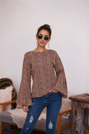 Floral Print Blouse with Statement Sleeves