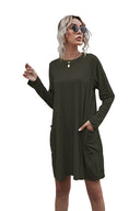 Chic Women's Dress with Functional Pockets