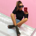 Chic Long Sleeve High Collar Bodysuit for Women