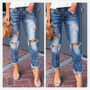 Chic Destroyed Boyfriend Jeans for Women