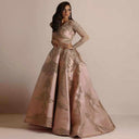 Glamorous Evening Dress with Sequins and V-Neck