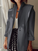 Chic Oversized Women's Blazer with Stylish Lapels