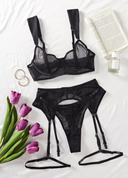 Alluring Lace Lingerie Ensemble