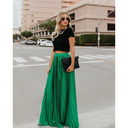 Chic Long Pleated Skirt for Any Occasion