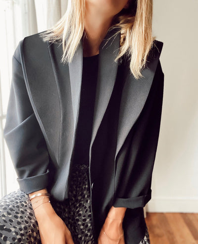 Chic Oversized Women's Blazer with Stylish Lapels