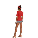 Chic Women's Blouse with Decorative Button Accents