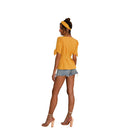 Chic Women's Blouse with Decorative Button Accents