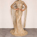 Enchanting Mermaid Evening Dress with Long Sleeves