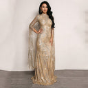 Enchanting Mermaid Evening Dress with Long Sleeves