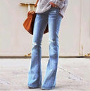 Chic Bootcut Jeans with Decorative Seams for Everyday Wear
