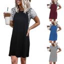 Women's Animal Print Casual Dress - Trendy Style
