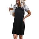 Women's Animal Print Casual Dress - Trendy Style