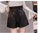 Women's Stylish Shorts with High Waist and Pocket Design