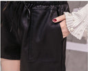 Stylish Women's Shorts with Wide Waistband and Handy Pockets